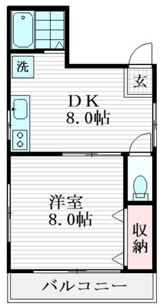 市川ビルの物件間取画像